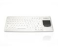 Ceratech KYB500-K82F-UB Wired USB Compact Touchpad Keyboard, QWERTY (UK), White