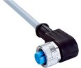 SICK Right Angle Female 4 way M12 to Connector & Cable, 3m Ledare