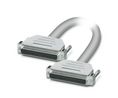 Female 37 Pin D-sub to Female 37 Pin D-sub Serial Cable, 1m PVC 1m Grey