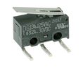 Micro Switch, DG, 3A, 2A, 1CO, 0.45N, Flat Lever