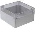 Plastic Enclosure 160x160x90mm Light Grey Polycarbonate IP65