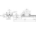 P1U120470SKN-PCT, Linear Guide Rail 12 mm width 470 mm Length