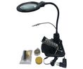 Helping Hands with LED Magnifying Lamp and Soldering Accessories, Euro Type C (CEE 7/16) Plug