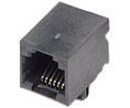 Modular Connector, Jack, RJ11, Right Angle, Positions - 6, Contacts - 6, Unshielded, Pack of 8 pieces