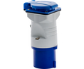 Plug adapter 216-6S/UIF 1x DE Type F (CEE 7/3) Socket - DE/FR Type F/E (CEE 7/7) Plug 250V Blue / White
