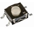 Keypad Switch 1 Switch SPST Momentary Tactile 0.05A 32VDC 4.4N Solder Terminal SMD Straight, Packung à 10 Stück