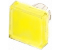 Switch Lens Square Yellow Transparent Plastic 61 Series Switches
