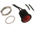 Pushbutton Switch Momentary Function 1NO Cable Mount Black / Red