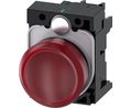 SIRIUS Act-indikatorlampa, helt i plast, röd 24V Röd