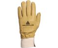 Protective Gloves, Leather, Glove Size 9, Yellow