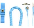 Antistatic Adjustable Hypoallergenic Wrist Strap Set 10mm, Blue