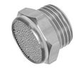 Silencer, G3/8", Male Thread, Brass