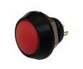 Anti-Vandal Push-Button Switch, Momentary Function, 1NO, IP67, Soldering Lugs
