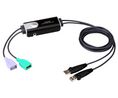 Cable KVM Switch, 2x USB-A Socket - 2x USB-A Plug