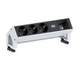 Desk Outlet with Custom Module DESK 2 3x DE Type F (CEE 7/3) Socket - GST18i3 Plug 200mm
