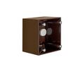 Wall Box Glossy INTEGRO Wall Mount 59.5 x 59.5mm Brown