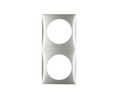 Cover Frame Matte INTEGRO Flush Mount 119 x 59.5mm Chrome
