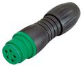 Circular Connector, 8 Contacts, Cable Mount, Miniature Connector, Plug, Female, IP67, 720 Series
