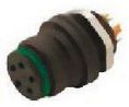 binder Circular Connector, 12 Contacts, Panel Mount, Miniature Connector, Socket, Female, IP67, 720 Series