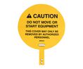 Copertura di sicurezza per il volante, Rotondo, Nero / giallo, PVC, 1, 304.8mm