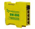 Industrial PoE Switch, Unmanaged, 1Gbps, 90W, RJ45 Ports 4, PoE Ports 4