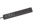 brennenstuhl 3m 6 Socket Type E - French Extension Lead, 230 V, IP20