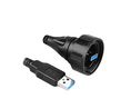 Cable, USB-A Plug - USB-A Plug, 3m, USB 3.0, Black
