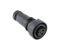 Circular Connector, Socket, 3 Contacts, 25A, 600VAC/VDC, IP66 / IP68 / IP69K