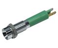 LED Indicator, Green, 6mcd, 24V, 6mm, IP67
