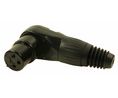 XLR Connector, Socket, Right Angle, Cable Mount, Poles - 3