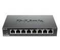 Ethernet-brytare, kontakt av brittisk typ G (BS1363), RJ45-portar 8, 1Gbps, Ohanterat