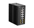 PoE-switch, Lager 2 hanterat, 1Gbps, 240W, RJ45-portar 10, PoE-portar 8