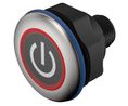 IO-Link Illuminated Capacitive Switch 200 mA 32 VDC 1NO IP69K / IK08