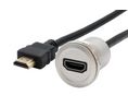 Läpivientisovitin, 300 mm, HDMI-pistokanta - HDMI-liitin