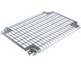 Mounting Plate, Perforated 15mm Steel Silver