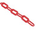 JSP Red & White Polyethylene Chain Barrier, 25m