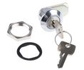 Euro-Locks a Lowe & Fletcher group Company Camlock, 16mm Panel-to-Tongue, 23 x 20.2mm Cutout, Key Unlock