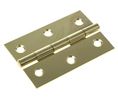Steel Butt Hinge, Screw Fixing, 75mm x 49mm x 1.4mm