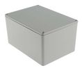 Grey Die Cast Aluminium Enclosure, Grey Lid, 139.1 x 101.5 x 76.7mm