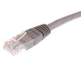 3m Cat5e, Grey RJ45 to Male RJ45 Male, U/UTP Unshielded, Terminated PVC Sheath