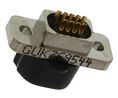 Glenair MWDM 9 Way Panel Mount D-sub Connector Socket, Female