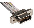 Glenair MWDM 15 Way D-sub Connector Socket, Male