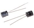 100uF Aluminium Electrolytic Capacitor 25V dc, Radial, Through Hole