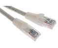 1m Cat5e, White RJ45 to Male RJ45 Male, U/UTP Unshielded, Terminated PVC Sheath
