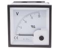 Analogue Voltmeter DC ±1.5 %, 68 x 68 mm