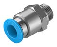 Liitin, Paineilma, Messinki, 25.8mm, G1/8", uroskierre, 10 kappaleen pakkaus