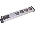 Switched, Metered Power Strip PDU 4x DE Type F (CEE 7/3) Socket - DE Type F (CEE 7/4) Plug
