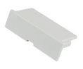 DIN-Schienen-Gehäuseabdeckplatte, geschlossen, 34.7mm, Polycarbonat / PPE / PS, Grau