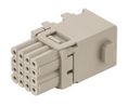 Domino Module, F.1, Crimp, Socket, 4A, Positions - 16