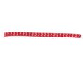 Cable Marker, Pre-printed, PVC, White on Red, Opakowanie 250 sztuk